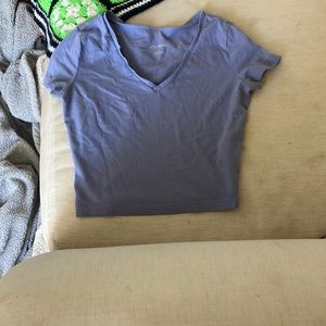 this is a wild fable size small v neck top